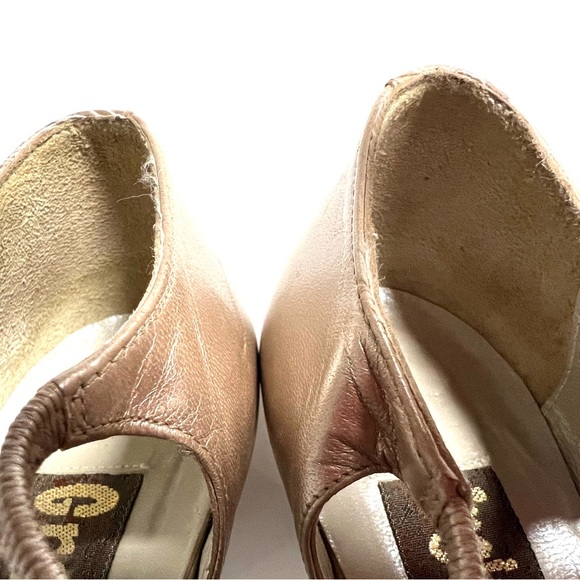 Ingledews Spain Collection Grenada Leather Dress Dance Pumps Pearl Beige sz 8.5 - Picture 8 of 16